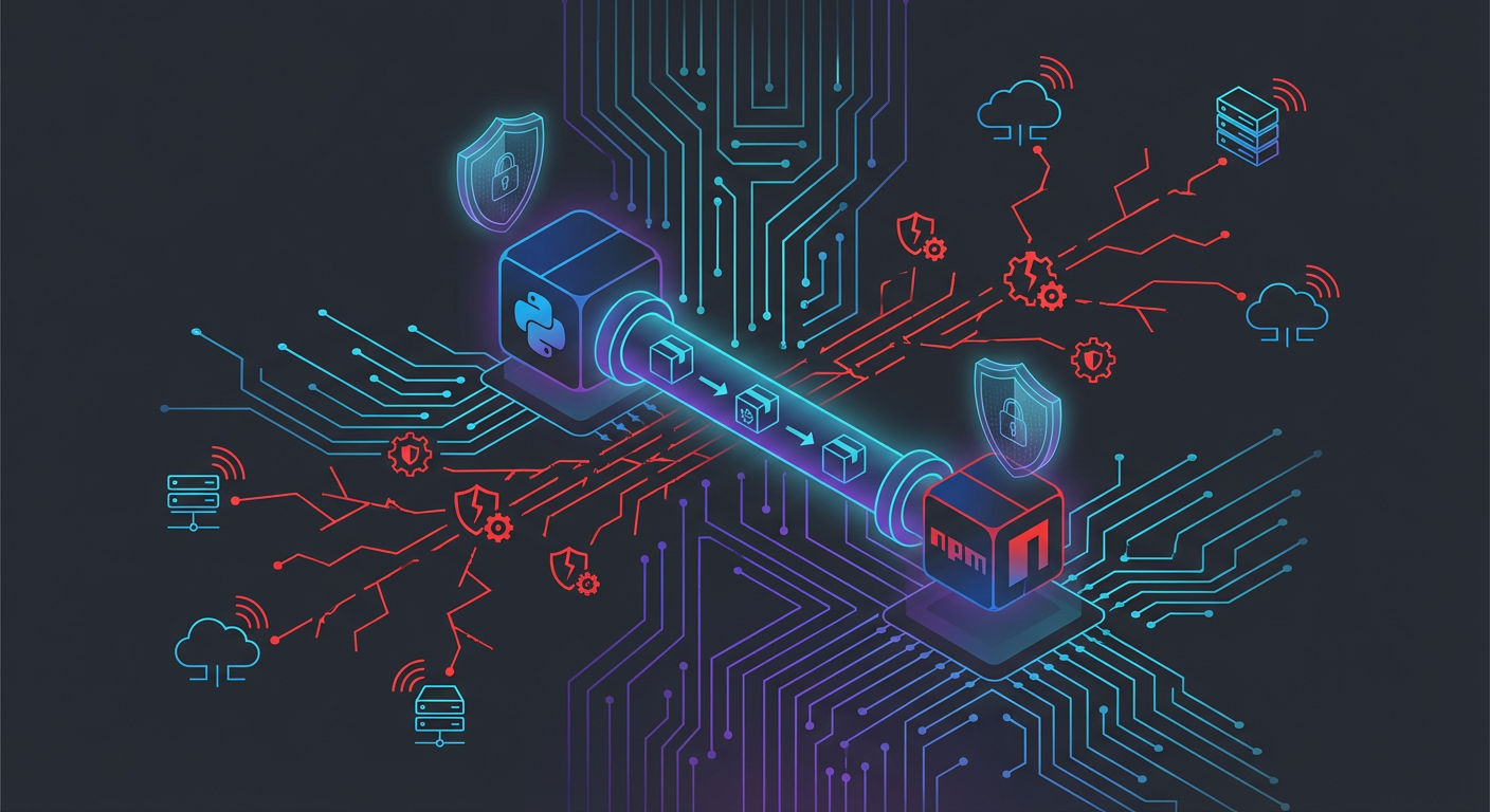 Widespread Supply Chain Attacks Targeting PyPI and npm Package Repositories